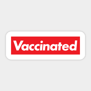 Vaccinated Sticker